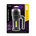 Projecteur portatif Technik C20 XPE+COB LED 300 lumens rechargeable batterie 18650 USB IPX2 Blanc