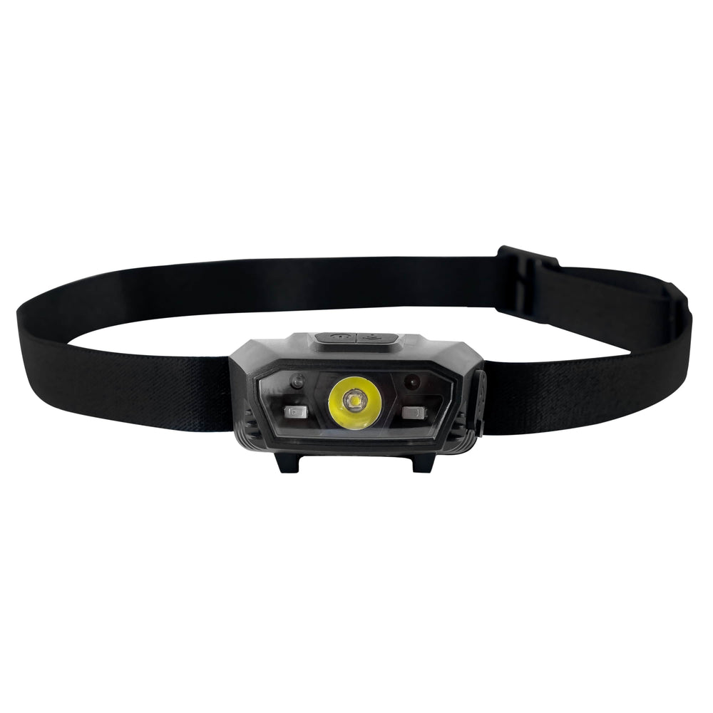 Technik Lampe frontale H15 LED rechargeable 300 lumens IP44 avec USB Type-C et capteur de mouvement
