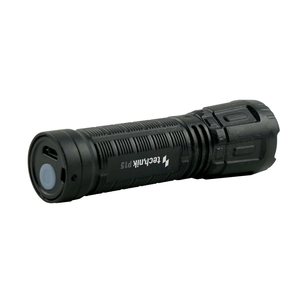 Technik P15 rechargeable flashlight 100 lumens XPE LED, IP44, 800mAh micro USB, 10h runtime, White