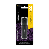 Lampe de poche rechargeable Technik P15 100 lumens LED XPE, IP44, 800mAh micro USB, autonomie 10h, Blanc