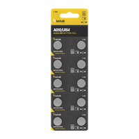 Technik Platinum Alkaline Button Cell AG10 LR54 189 389 1.5V B10 Pack of 10 for reliable small devices