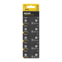 Technik Platinum Alkaline Button Cell AG5 LR48 193 393 1.5V Knoopcelbatterij 10 Pack