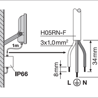 Lampe LED Tsong 10,5W 3000K 1521 lumens Aluminium Or Mat IK10 IP20 220-240V CRI 80 non-dimmable