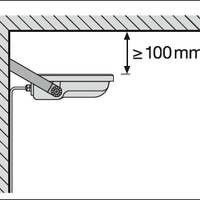 Lampe LED Tsong 10,5W 3000K 1521 lumens Aluminium Or Mat IK10 IP20 220-240V CRI 80 non-dimmable