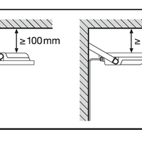 Lampe LED Tsong 10.5W 3000K blanc chaud, 220-240V, faisceau 120°, CRI 80, IP20 IK10 aluminium or mat, CE RoHS