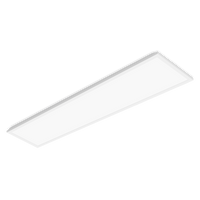 Panneau LED Tsong 33W 4000K 3630 lumens 120x30cm IP20 CRI 80 Aluminium Blanc pour bureaux et écoles