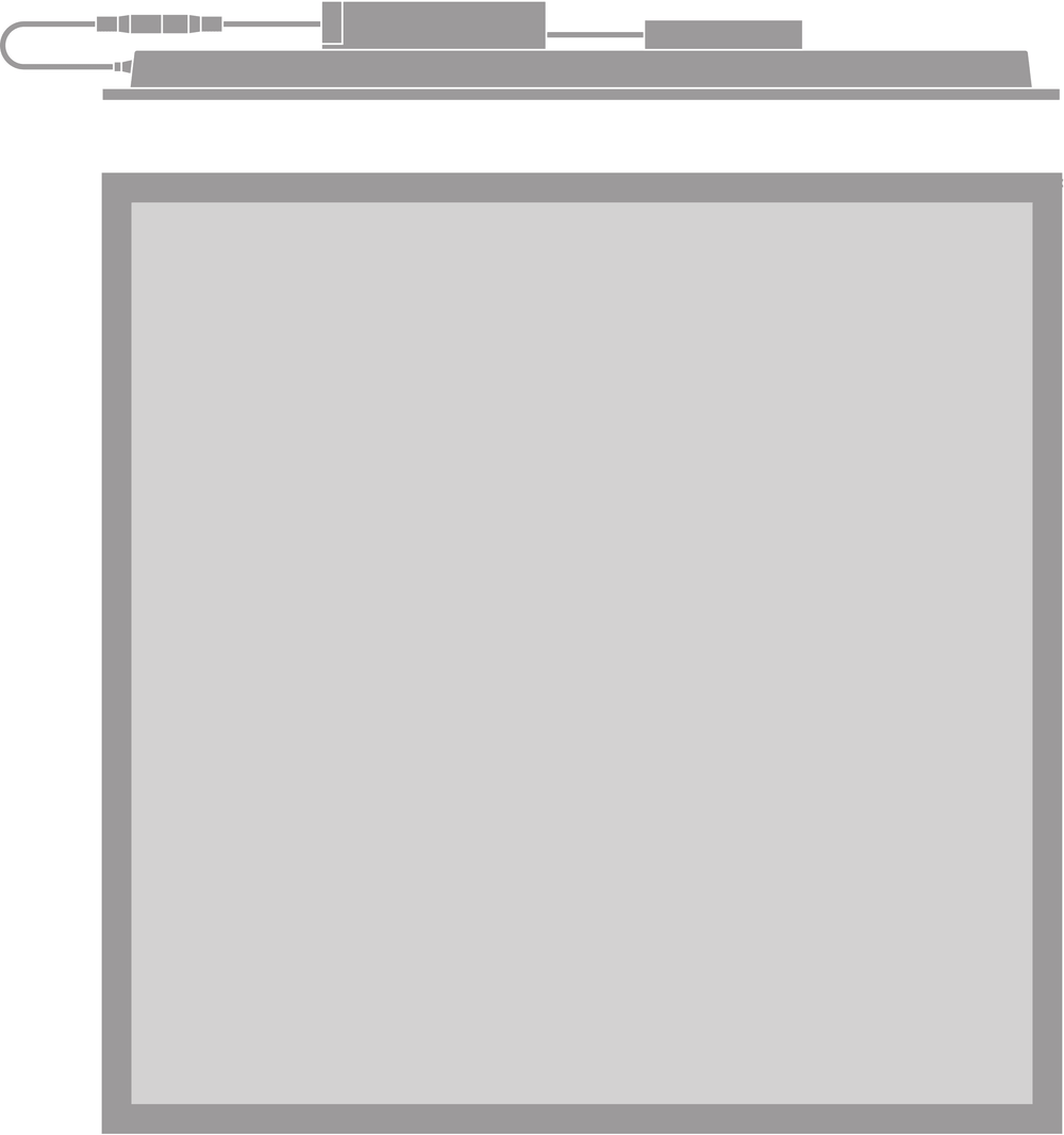 Panneau LED Tsong 60x60cm 33W 3000K 1521 lumens IP20 IRC 80 Aluminium Or Mat CE RoHS