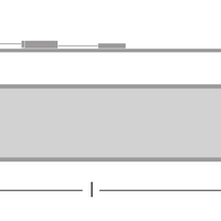 Panneau LED Tsong 33W 3000K 4320 lumens 120x30cm UGR<19 IP20 aluminium blanc sans scintillement