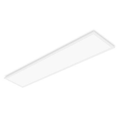 Panneau LED Tsong 33W 3000K 4320 lumens 120x30cm UGR<19 IP20 aluminium blanc sans scintillement