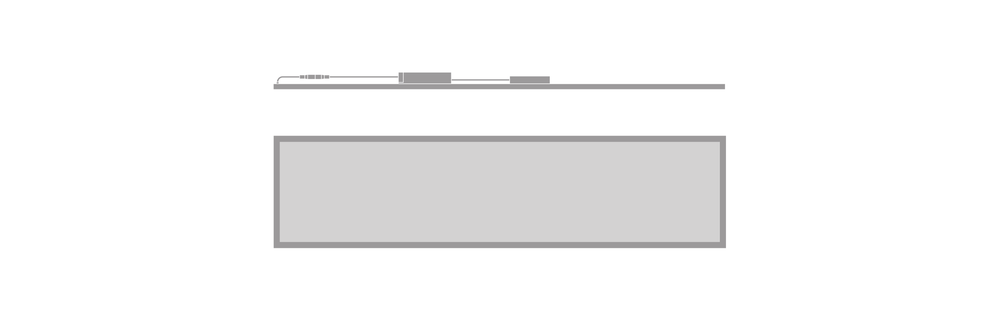 Panneau LED Tsong 33W 3000K 4320 lumens 120x30cm UGR<19 IP20 aluminium blanc sans scintillement