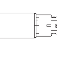 Ledvance LED PLC G24Q-3 Lamp 10.5W 1521 lumens 3000K Warm White 220-240V IP20 CRI 80 you can easily replace old CFL