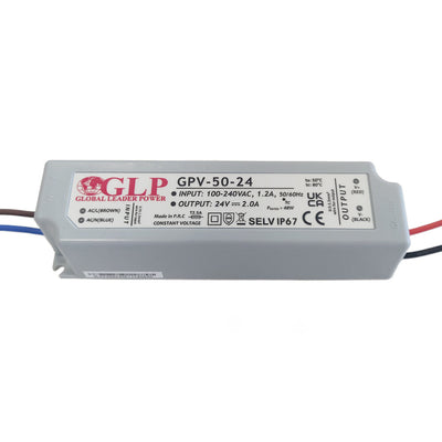 GLP LED power supply 12V 48W 2A IP67 waterproof driver, CE RoHS certified, reliable adapter for lighting