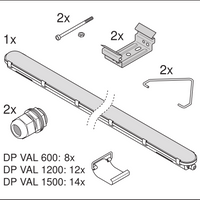 Réglette étanche LED Value 50W 4000K 6000 lumens 150cm IP65 blanc froid
