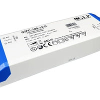 glp led power adapter dimmable 12v 100w 8.33a with ip20 and 80 cri
