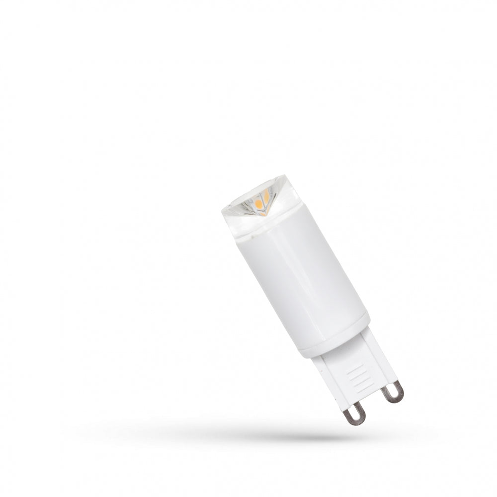 Lampe LED Spectrum G9 2.5W 230V 6000K céramique avec 210 lumens, CRI 80, non dimmable, lumière blanche froide et angle de 100°