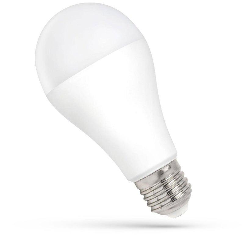 Lampe LED Spectrum E27 15W 3000K blanc chaud avec 1500 lumens et faisceau lumineux de 270° pour usage intérieur