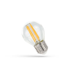 spectrum LED lamp P45 E27 fitting 6W filament 2700K warm white light