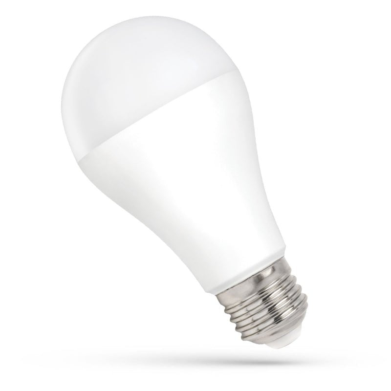 Lampe LED Spectrum A65 20W E27 3000K, 2300 lumens éclairage blanc chaud, IP20, angle de faisceau de 160°, non dimmable