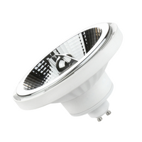 Spot LED Spectrum GU10 AR111 12W 3000K Blanc Chaud 800 lumens faisceau 20° 230V non dimmable